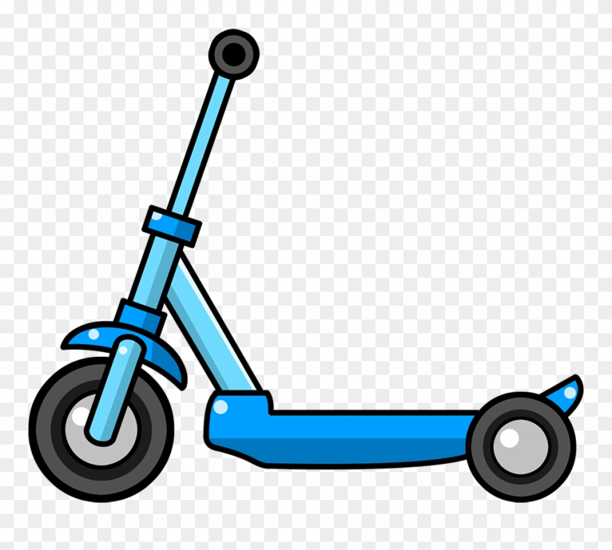 Clipart Info - Scooter Clipart - Png Download