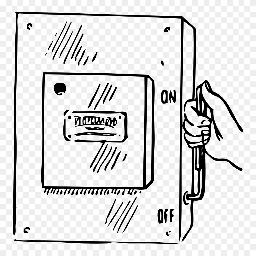 Circuit Breaker Electrical Network Electrical Switches - Fuse Box Clip Art - Png Download