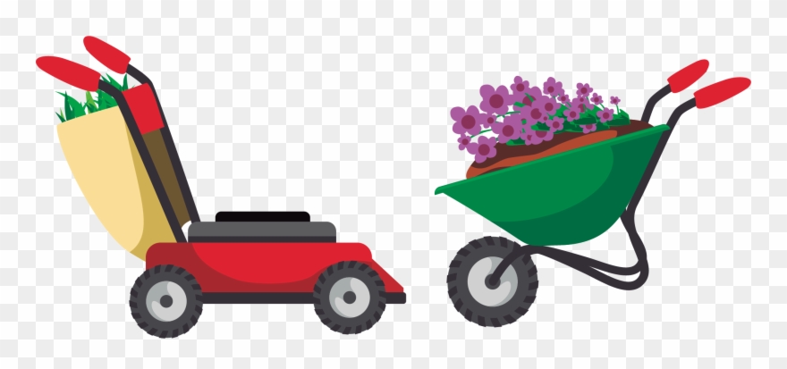 Donut Clipart Cart - Herramientas De Jardineria Dibujos - Png Download