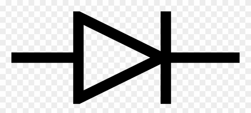 Light-emitting Diode Electronic Symbol Electronics - Light Emitting Diode Symbol Clipart