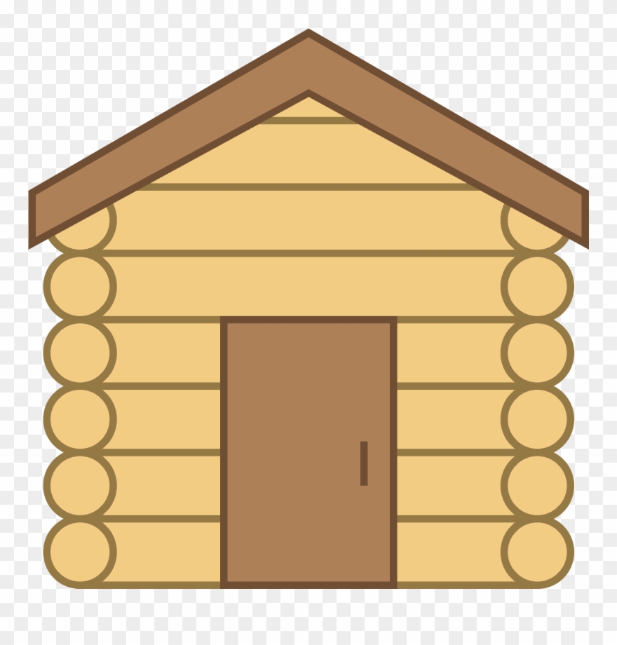 Log Cabin Icon - Cabin Vector Png Clipart