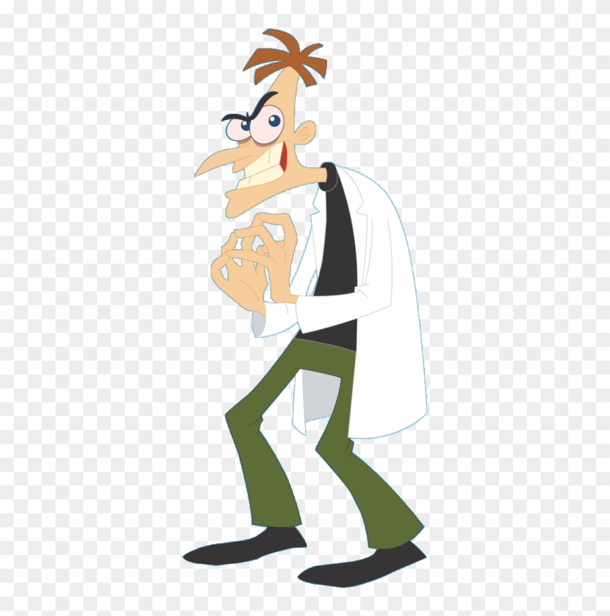 Dr - Doofenshmirtz - Phineas E Ferb Doutor Clipart