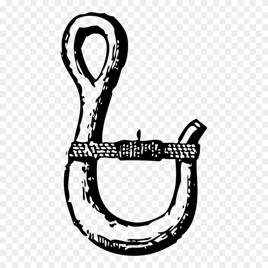 Hitches, Splices, Bends And Knots - Mousing A Hook Clipart