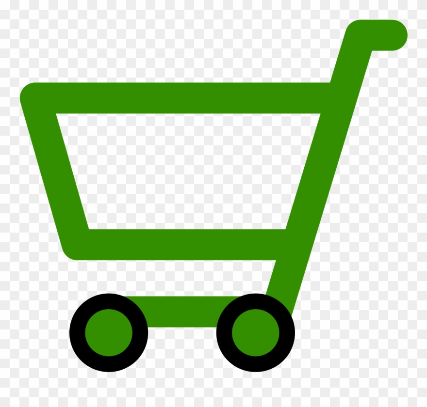 File Shopping Cart Icon - Shopping Cart Icon Green Clipart