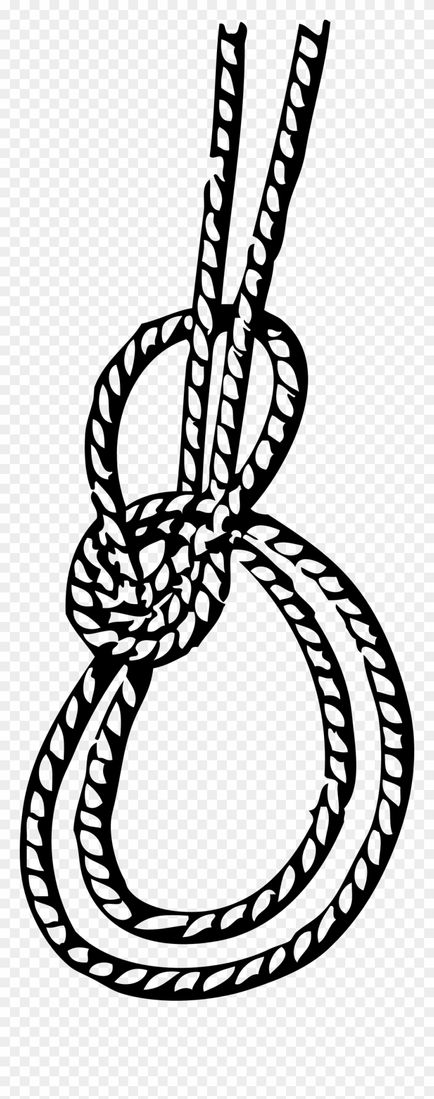Seizings Hitches Splices Bends And Knots Big - Kreslené Lano Clipart