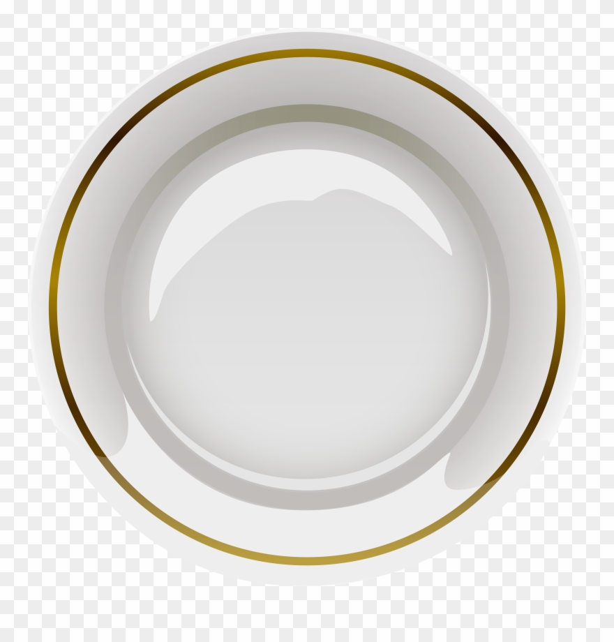 Elegant Plate Png Clipart - Plate Png Transparent Png