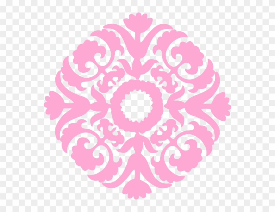 Light Damask Clip Art Clip Freeuse Library - Desain Floral Islam Png Transparent Png