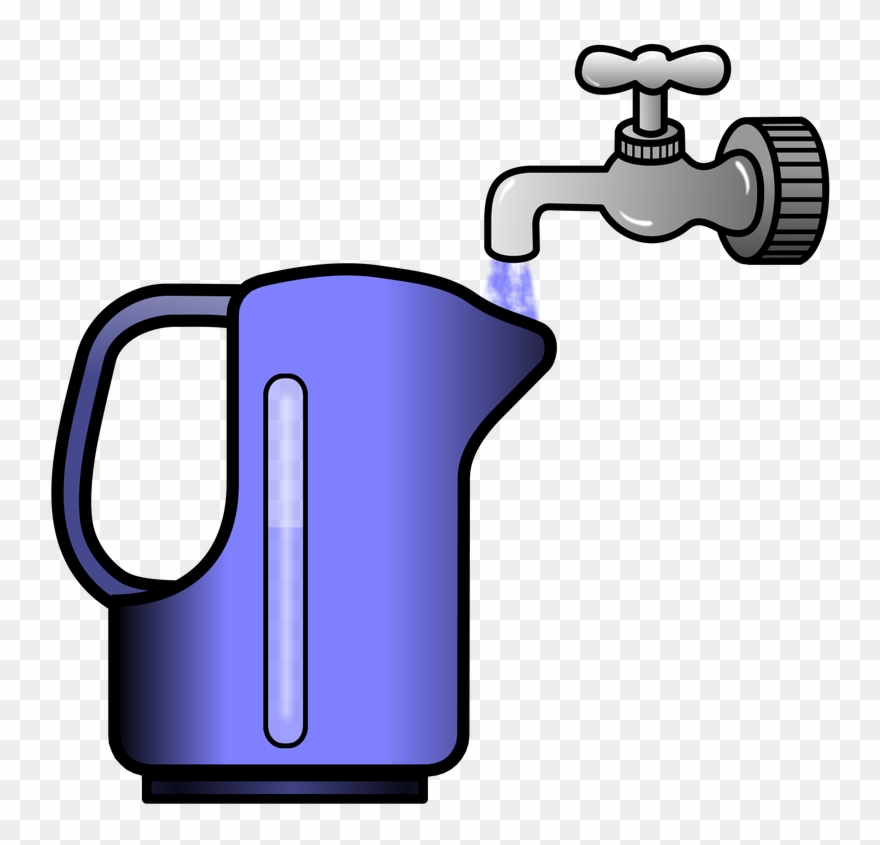 Symbol Drinks Tea Talksense Dachshund Cartoon Clip - Fill Kettle With Water - Png Download