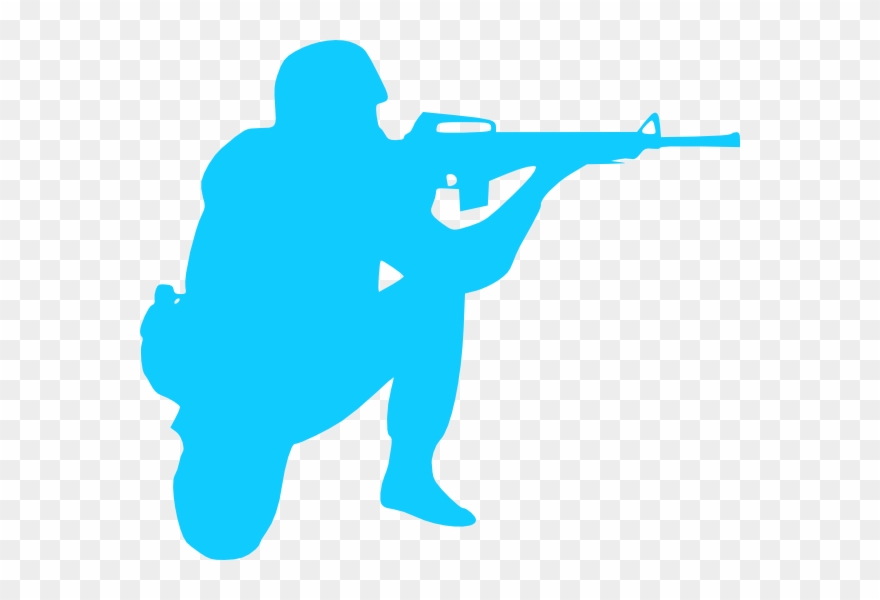 Blue Soldier Png, Svg Clip Art For Web - Soldier Clip Art Transparent Png