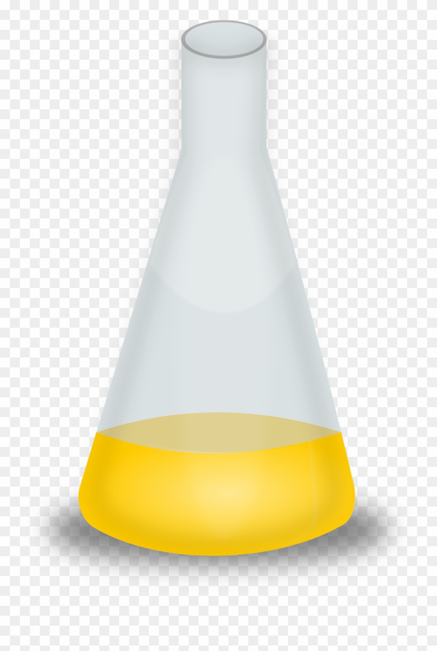 14 Conical Flask Clip Art - Nutrient Broth In Flask - Png Download