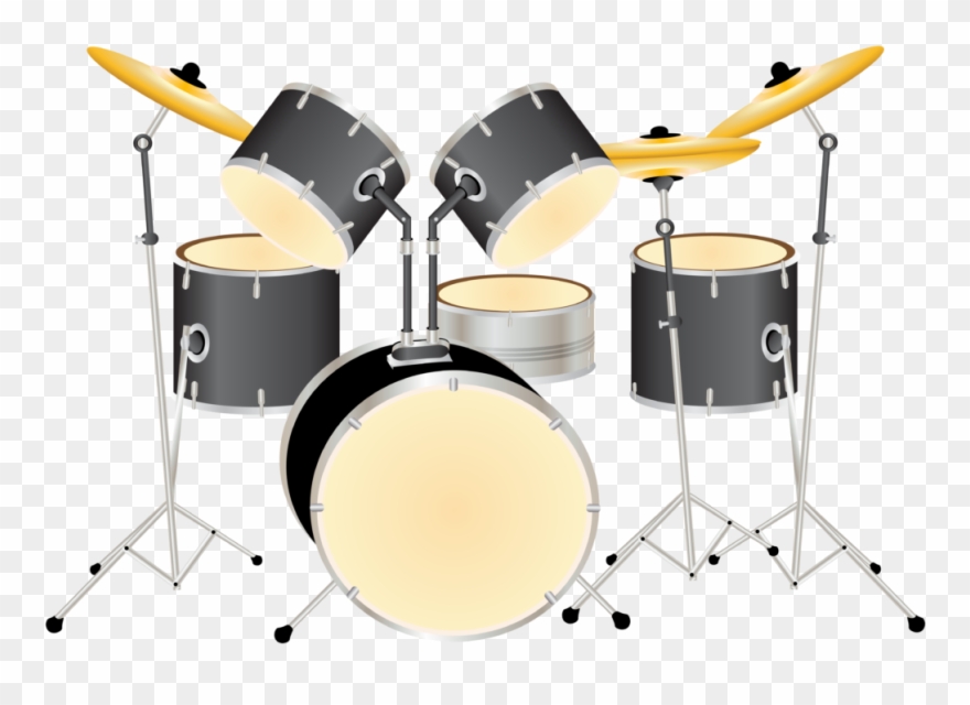 Drum Kit Png Clipart 887 Clip Art - Drum Kit Png Transparent Png