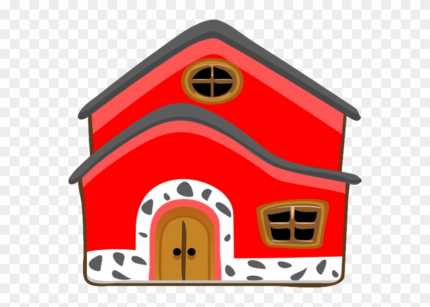 Clipart House Colonial House Clip - Green House - Png Download