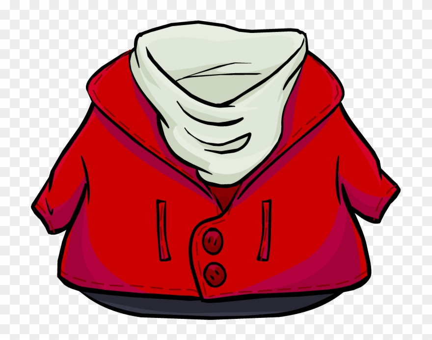 Red Coat Club Penguin Clipart