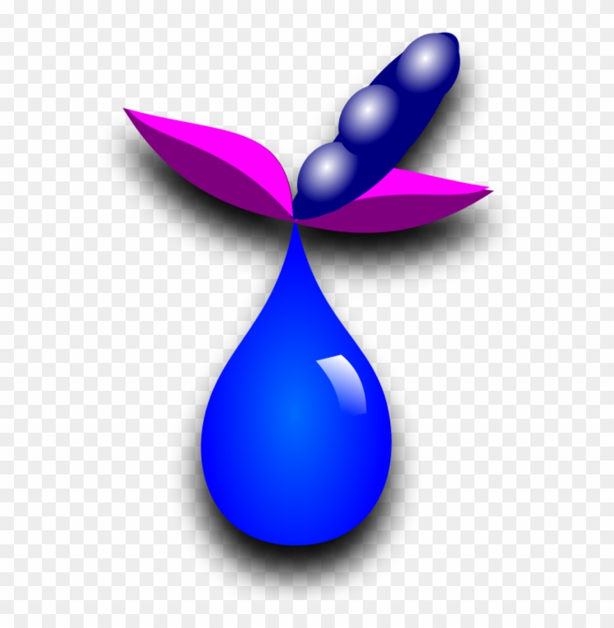 Drop Liquid Plant - Clip Art - Png Download