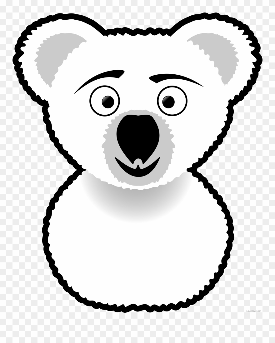 Koala Bear Line Art Drawing Computer Icons - Koala Clip Art - Png Download