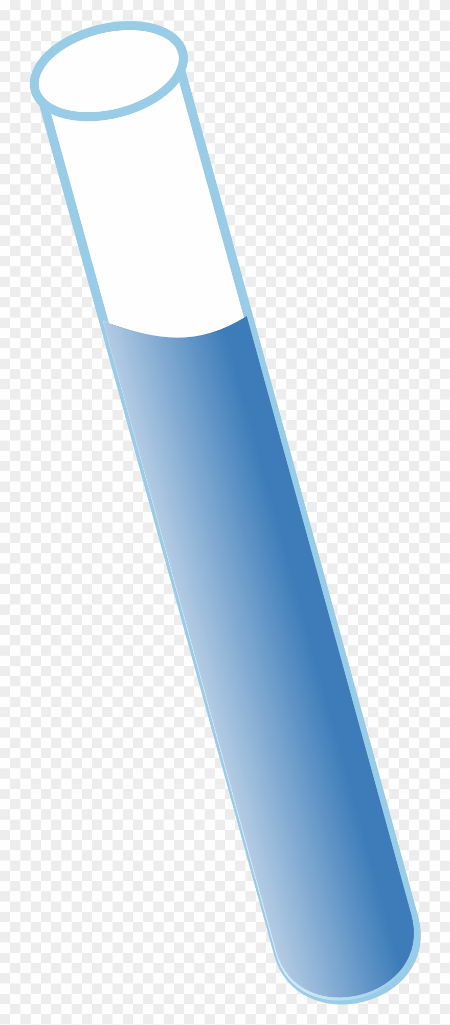 Test Clip Art - Tubo De Ensaio Com Solução - Png Download
