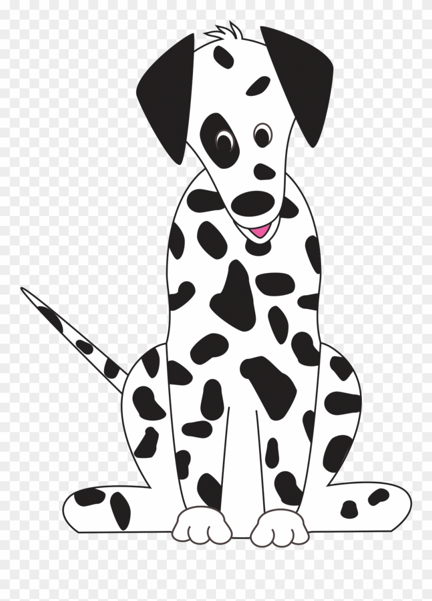 Dalmatian - Transparent Png Dalmatian Drawing Clipart