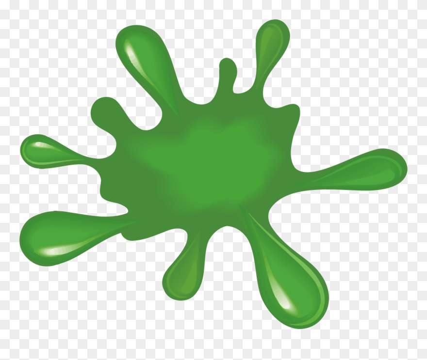 Paint Zazzle Bahan Pigment Color - Green Paint Splotch Clipart - Png Download