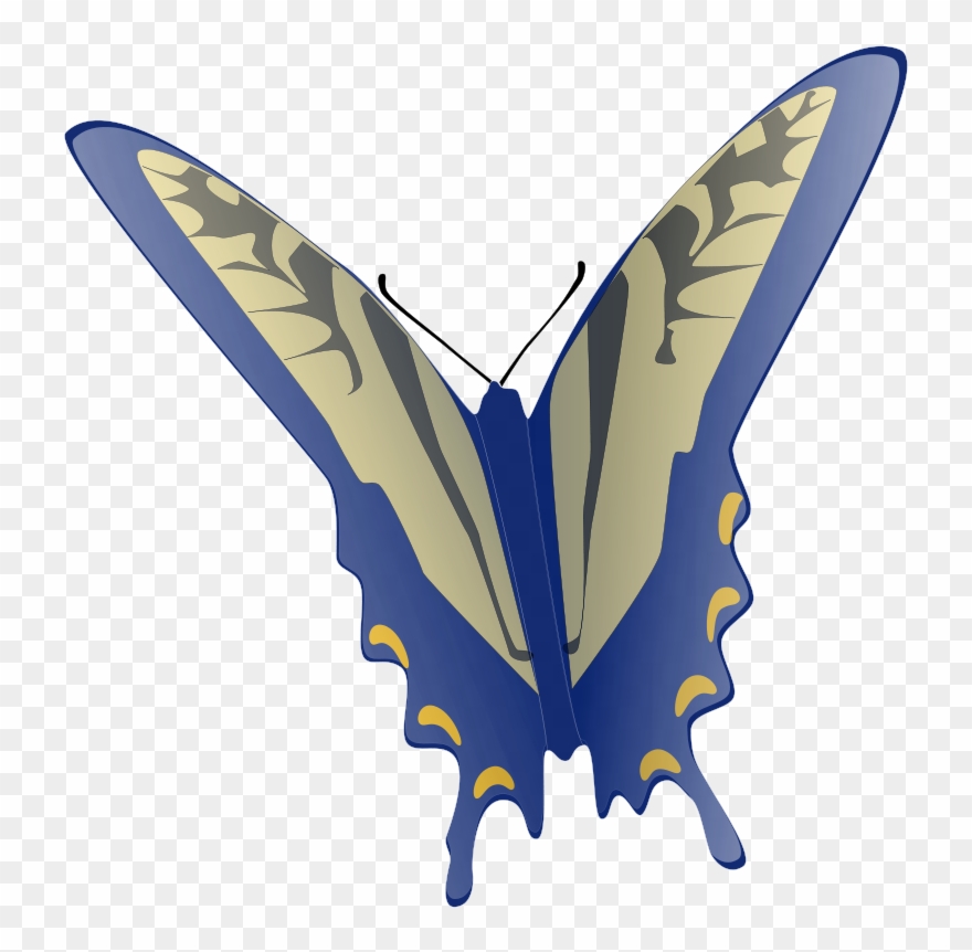 Context Diagram, Data Flow Diagram - Butterfly Clip Art - Png Download