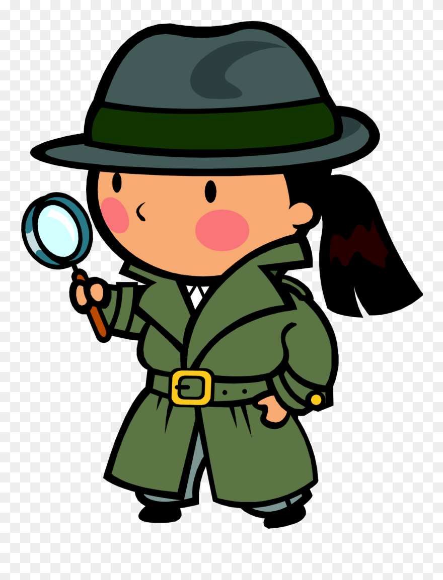 Louise House Treasure Hunt - Detective Clip Art - Png Download
