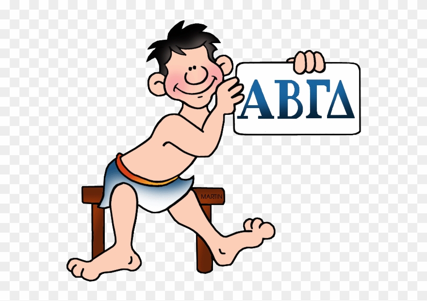 Greek Alphabet - Ancient Greek Alphabet For Kids Clipart