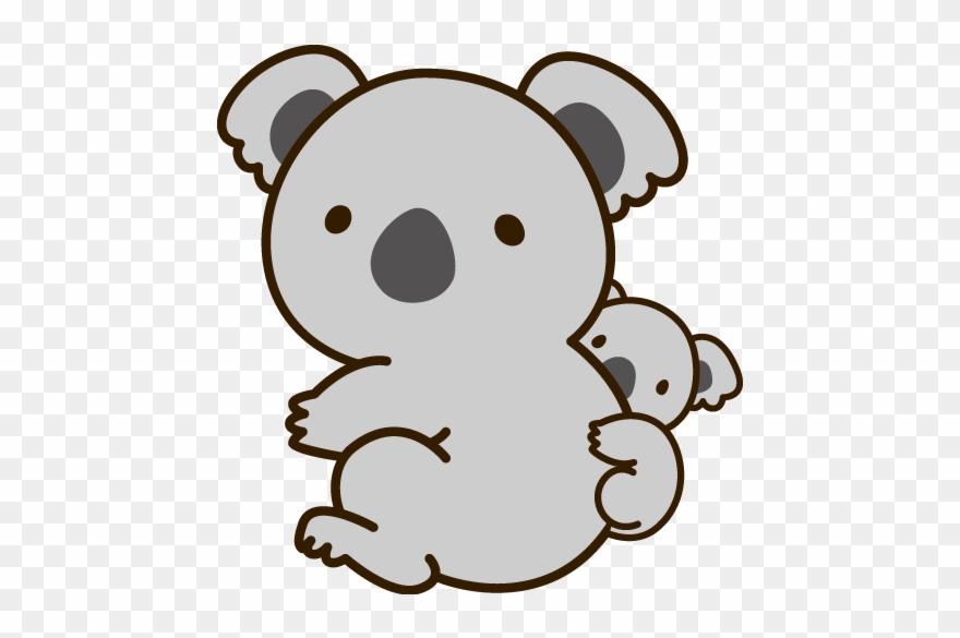 Transparent Koala Cute Clip Free Download - Femme Avec Koala Png