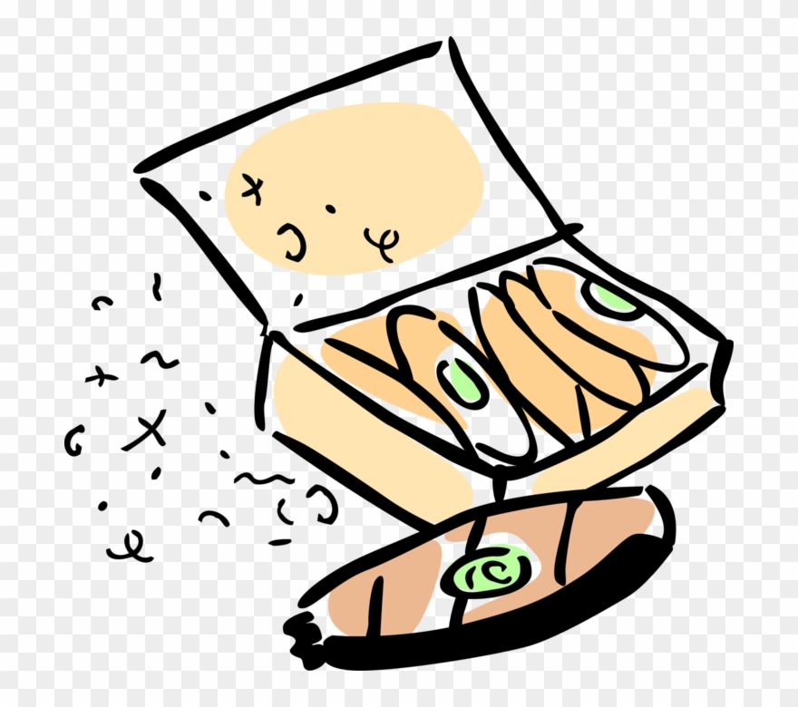 Cuban Cigar In Box Image Illustration Of - Cigars Clipart