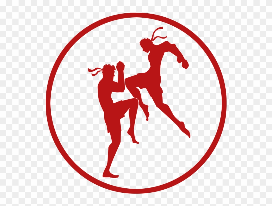 Fight Club Fit - Muay Thai Icon Png Clipart