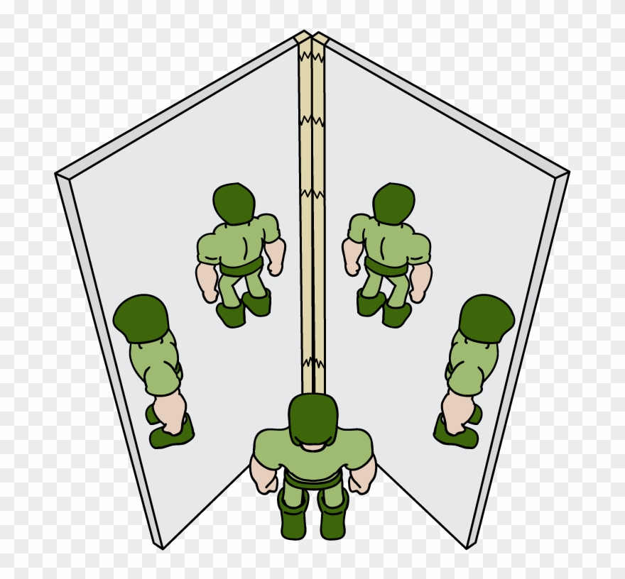 Reflection Diagram - Reflection Of Light Cartoon Clipart