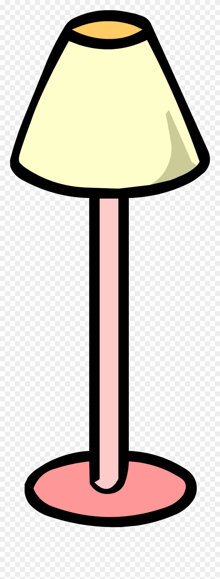 Pink Lamp - Lamparas Club Penguin Clipart