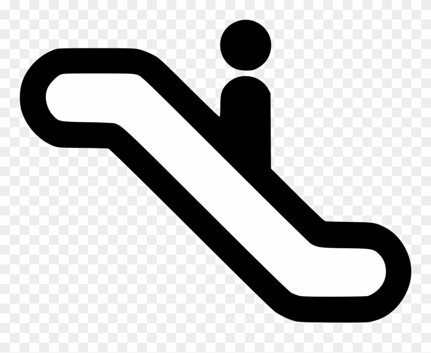 Open - Escalator Icon Svg Clipart