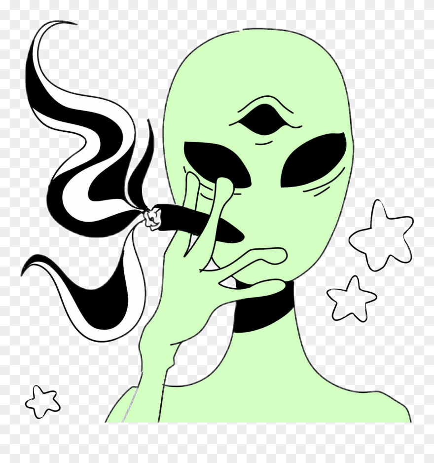 Aesthetic Alien Clipart