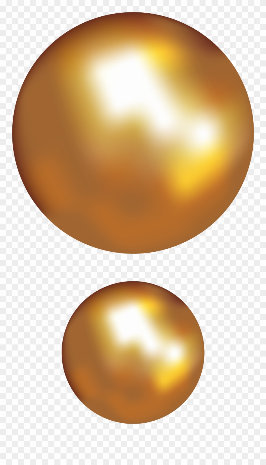 Gold Pearls Clipart Png Transparent Png