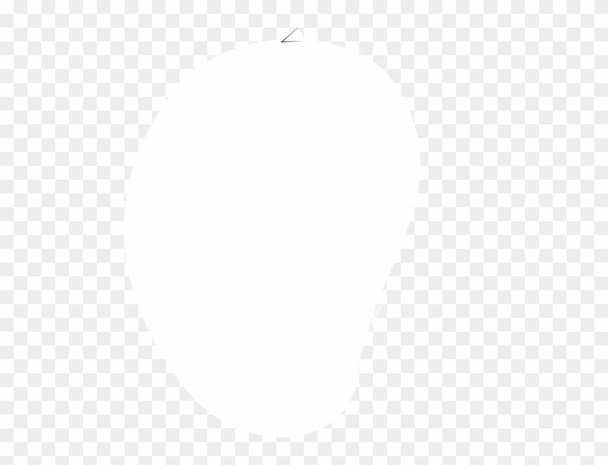 Mango - Clipart - Black - And - White - Blank Slipmats White - Png Download