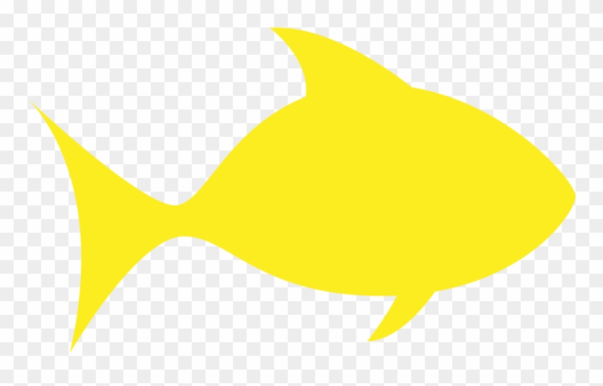 Clipart - Yellow Fish Clip Art - Png Download