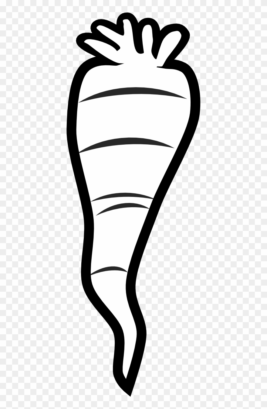 Cobra - Clipart - Black - And - White - Free Clip Art Black And White Carrot - Png Download
