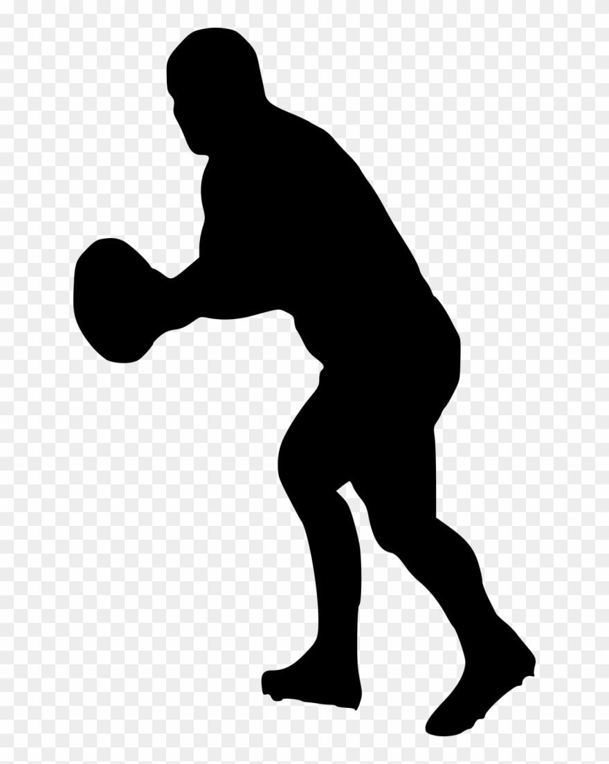 Girl Clipart Rugby - Female Basketball White Silhouette - Png Download