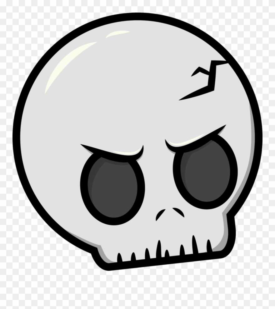 Cartoon Skeleton Head Png Clipart