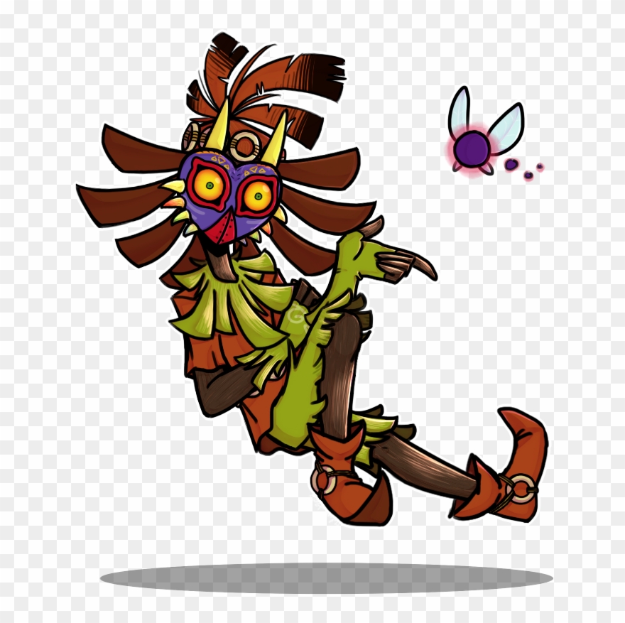 Skull Kid Doodle By Thepunkcat - Doodle Clipart