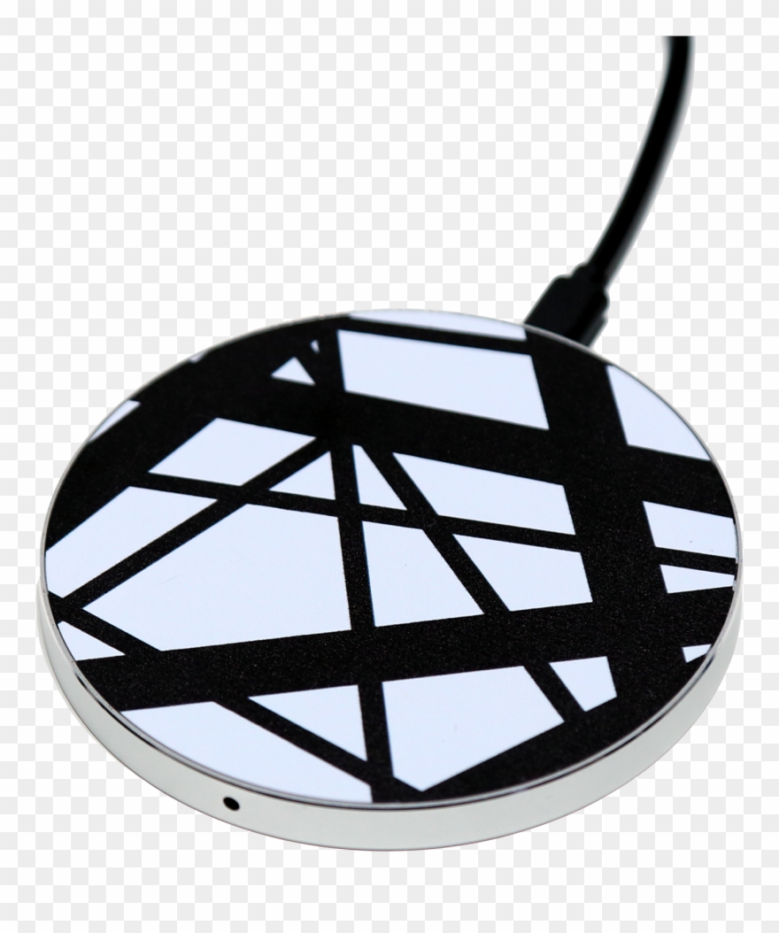Frankenstein Wireless Charging Pad Black/white - Inductive Charging Clipart