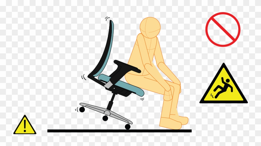 Please Don't Sit At The Exterior Region Of The Seat - Dont Stand On Chair Clipart