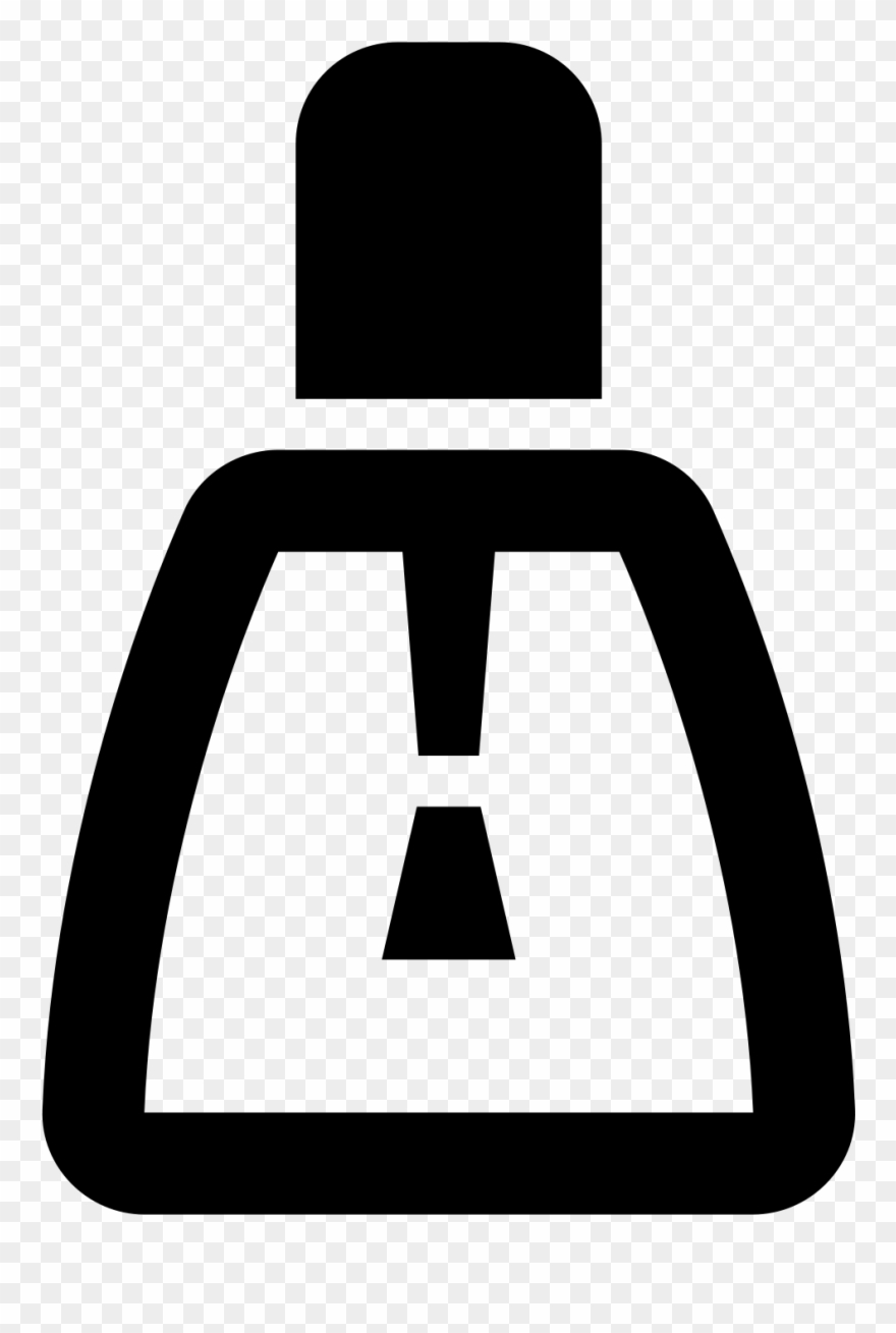 Nail Polish Icon Free Png And Svg Download Vector Female - Ícone Esmalte Png Clipart