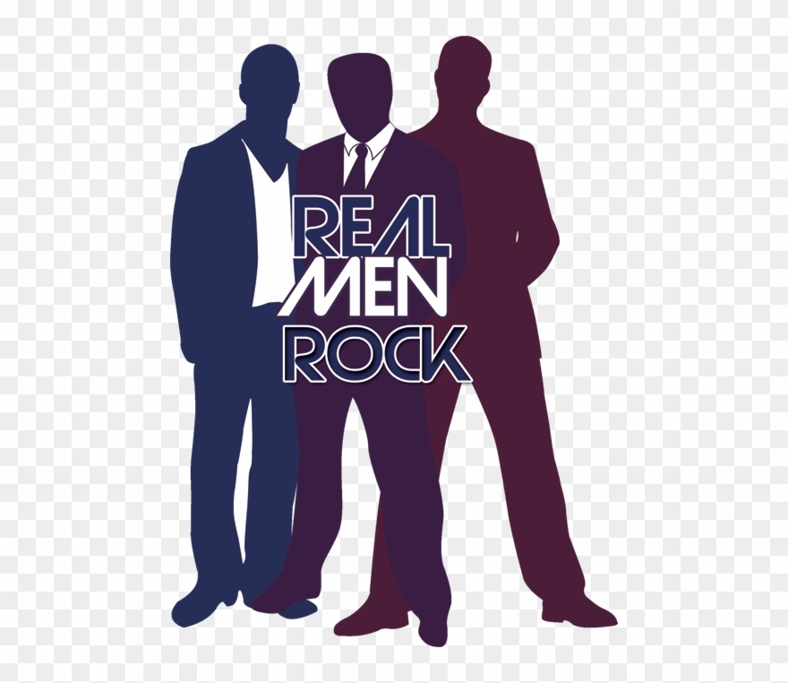 Real Men Rock - Illustration Clipart