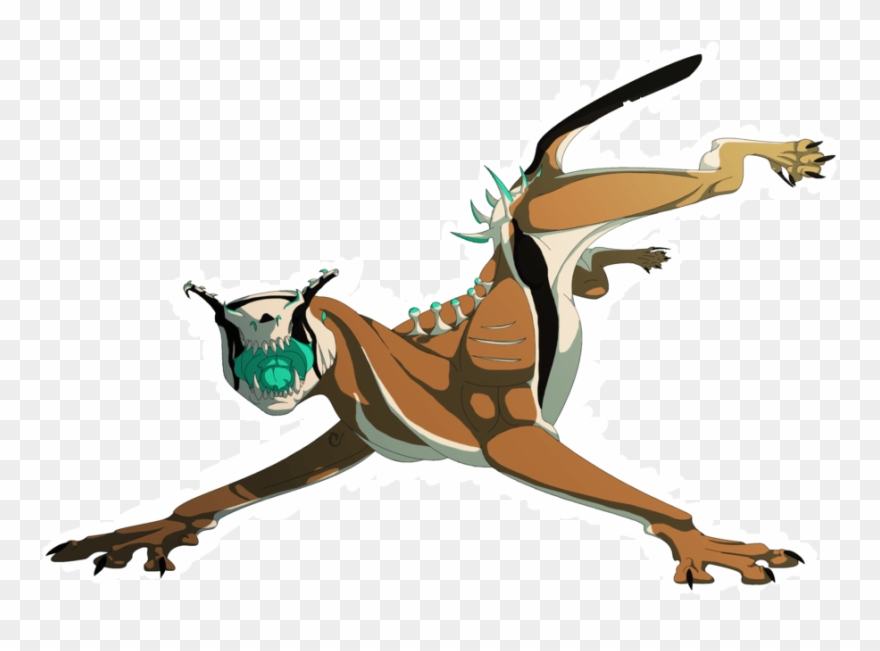 Cartoon Bearded Dragon Clipart