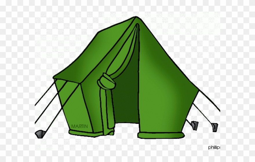 Tent Clipart Cartoon - Camping Clip Art Gif - Png Download