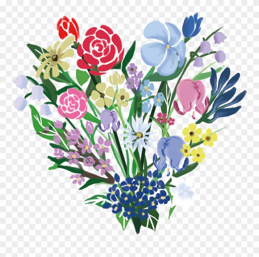Flower Heart - Las Vegas Clipart