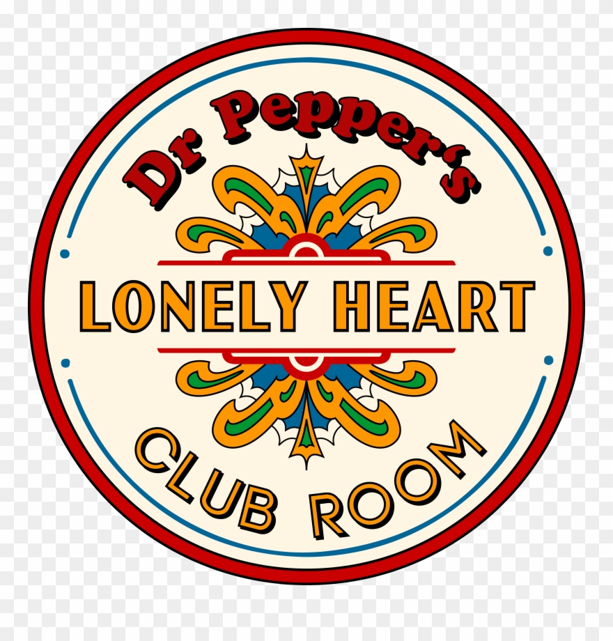 Dr Pepper's Lonely Heart Club Room - Beatles Sgt Pepper's Lonely Hearts Club Band Logo Clipart