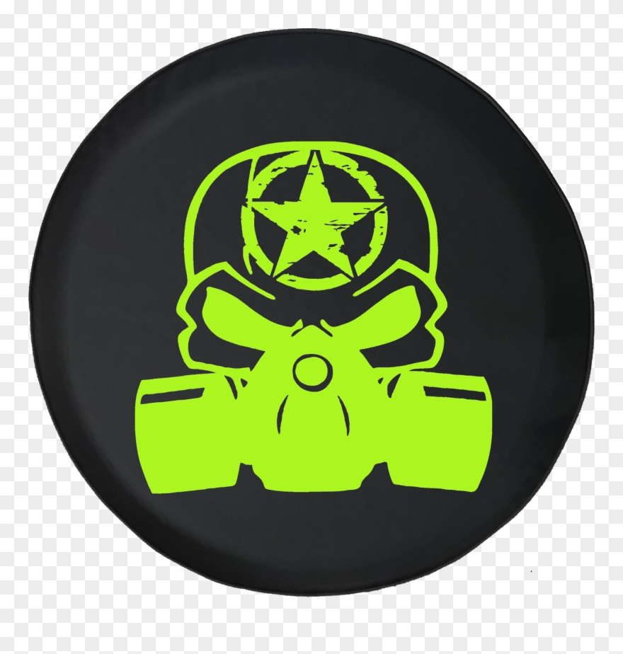 Punisher Skull Gas Mask Oscar Mike Zombie Military - Gas Mask Skull Decal Clipart