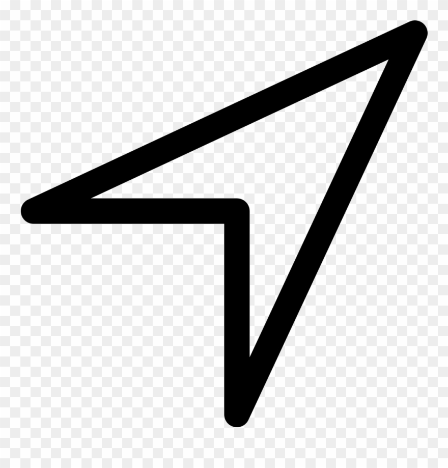 Free Download, Png And Vector - Direction Location Icon Clipart