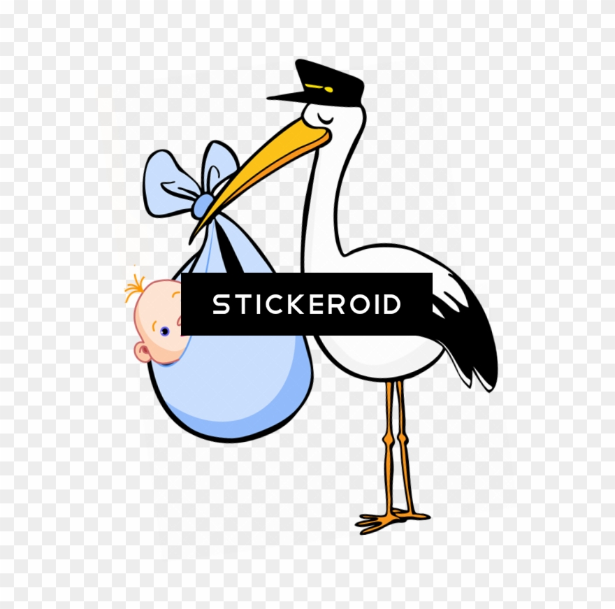 Stork - 2 Gender Reveal Baseballs Includes Pink And Blue Powder, Clipart